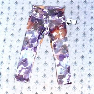 Floral workout pants, women’s size small